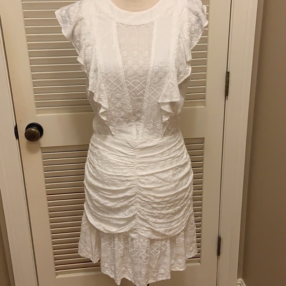 121. Chelsea & Violet South of France Dress in White - Picture 3 of 13